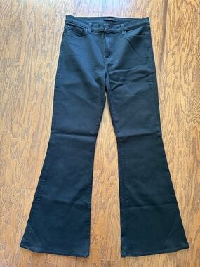 J Brand Valentina Black Flare Jeans
